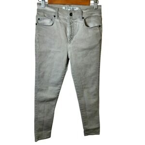 McQ Alexander McQueen Womens Grey High Waist Skinny Jeans Size 28